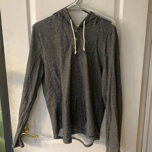 On the Byas grey hoodie